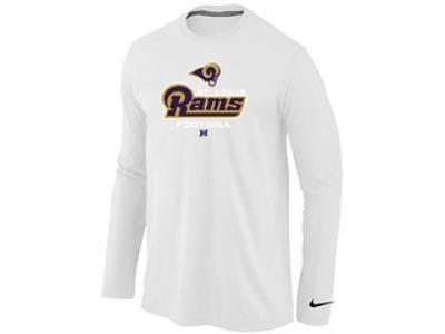 NEW St.Louis Rams Critical Victory Long Sleeve T-Shirt White