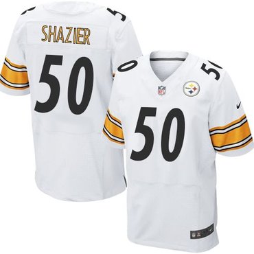 NEW Steelers #50 Ryan Shazier White Men's Stitched NFL Elite Jersey