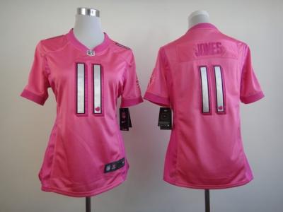NEW Women NFL Atlanta Falcons #11 Julio Jones Pink Jerseys(love s)