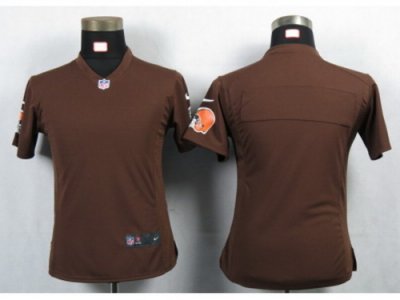 NEW Womens Cleveland Browns Blank Portrait Fashion Game Jerseys