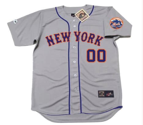 NEW YORK METS 1970's Away Majestic Throwback Jersey Customized