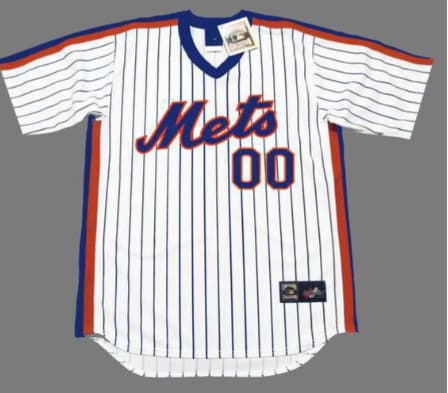 NEW YORK METS 1980's Majestic Cooperstown Home Jersey Customized