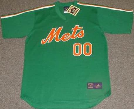 NEW YORK METS 1985 Majestic Cooperstown    Jersey Customized