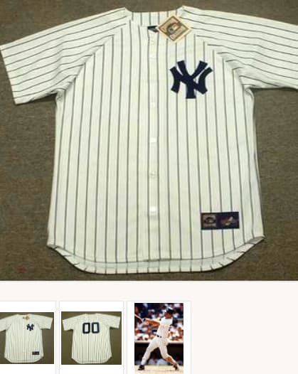 NEW YORK YANKEES Majestic Cooperstown Home Jersey Customized