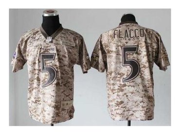 NEW jerseys baltimore ravens #5 joe flacco camo(2013 new Elite)(USMC)
