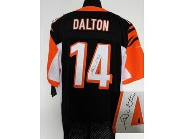 NEW jerseys cincinnati bengals #14 dalton black(Elite signature)
