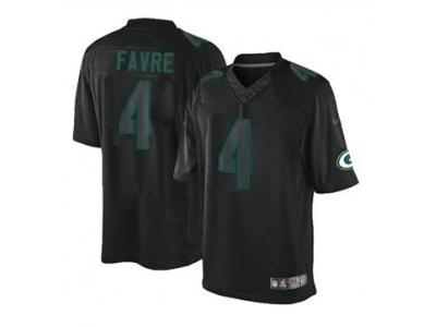 NEW jerseys green bay packers 4 favre black(Impact Limited)