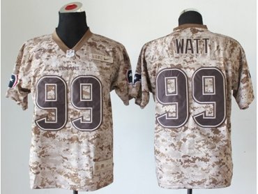 NEW jerseys houston texans #99 watt camo(2013 new Elite)(USMC)