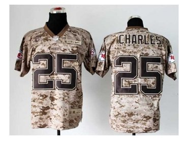 NEW jerseys kansas city chiefs #25 jamaal charles camo(2013 new Elite)(USMC)