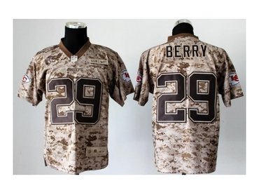 NEW jerseys kansas city chiefs #29 berry camo(2013 new Elite)(USMC)