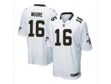 NEW jerseys new orleans saints #16 lance moore white(game)