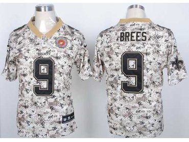 NEW jerseys new orleans saints #9 brees camo(2013 new Elite)