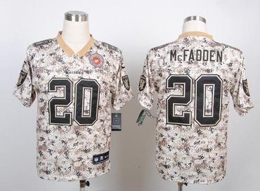 NEW jerseys oakland raiders #20 darren mcfadden camo(2013 new Elite)