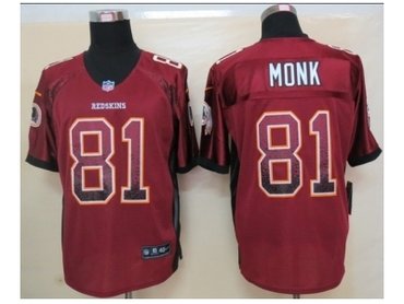 NEW jerseys washington redskins #81 monk red(Elite drift fashion)