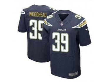 NEW san diego chargers #39 woodhead dk.blue Jerseys(new Elite)(woodhead)