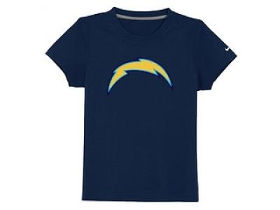 NEW san diego chargers sideline legend authentic logo youth T-Shirt dk.blue