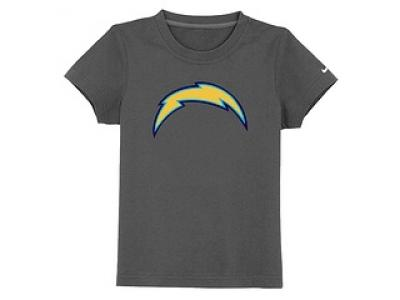 NEW san diego chargers sideline legend authentic logo youth T-Shirt dk.grey