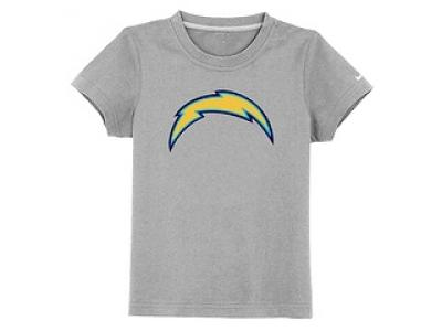 NEW san diego chargers sideline legend authentic logo youth T-Shirt grey