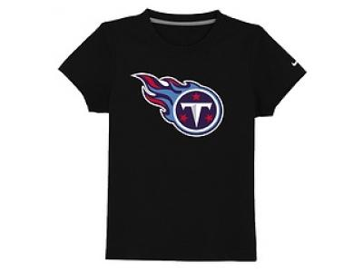 NEW tennessee titans sideline legend authentic logo youth T-Shirt black