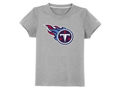 NEW tennessee titans sideline legend authentic logo youth T-Shirt grey