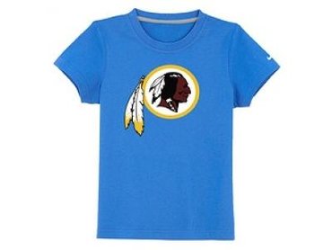 NEW washington redskins logo youth T-Shirt lt.blue