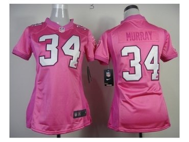 NEW women jerseys oakland raiders #34 murray pink(love)(murray)