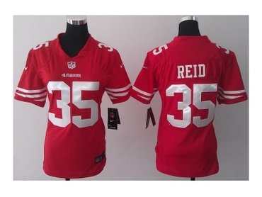 NEW women jerseys san francisco 49ers #35 reid red