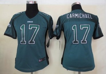 NEW women nfl jerseys Philadelphia Eagles 17 Carmichael Green(Elite drift fashion)