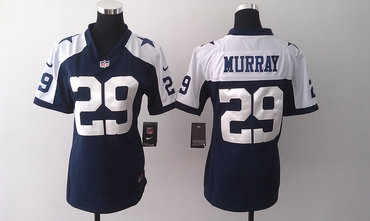 NEW women nfl jerseys dallas cowboys #29 murray thankgivings blue