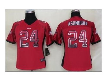 NEW women nfl jerseys san francisco 49ers #24 nnamdi asomugha red(Elite drift fashion)