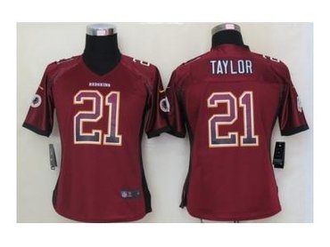 NEW women nfl jerseys washington redskins #21 sean taylor burgundy red(Elite drift fashion)