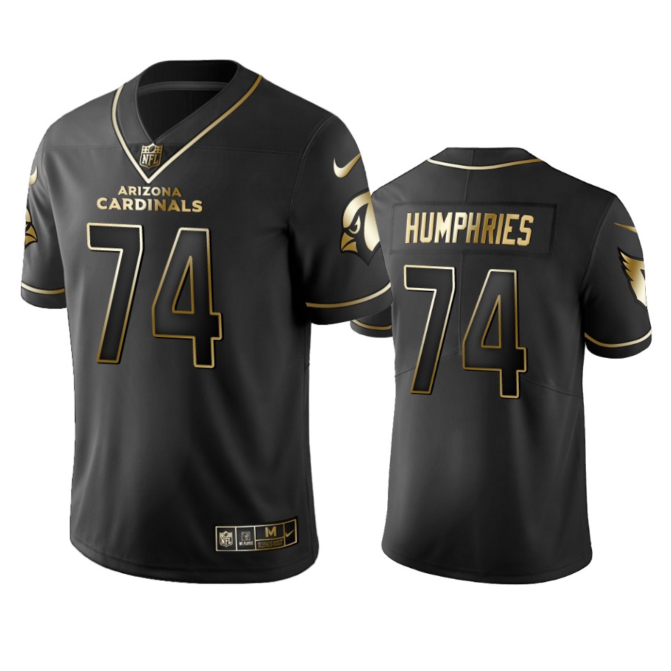 NFL 100 Commercial Cardinals D.J. Humphries Black Vapor Untouchable Limited Jersey Golden Edition