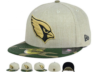 NFL Arizona Cardinals Cream Fitted Hats--60