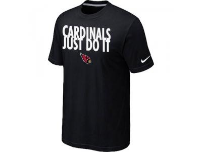 NFL Arizona Cardinals Just Do It Black T-Shirt