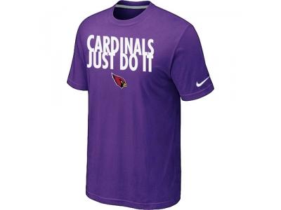 NFL Arizona Cardinals Just Do It Purple T-Shirt