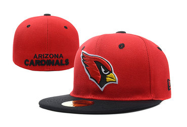 NFL Arizona Cardinals Red Fitted Hats--LX