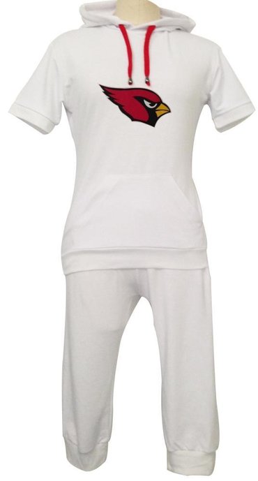 NFL Arizona Cardinals women's Hooded sport suit White