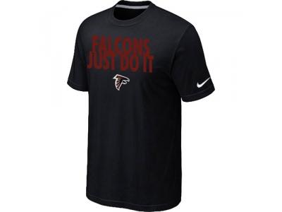 NFL Atlanta Falcons Just Do It Black T-Shirt