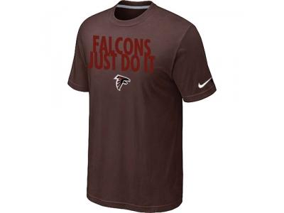 NFL Atlanta Falcons Just Do It Brown T-Shirt