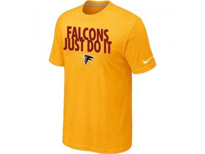 NFL Atlanta Falcons Just Do It Yellow T-Shirt