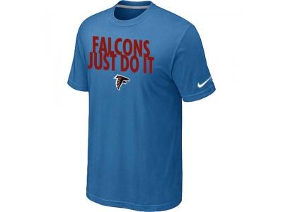 NFL Atlanta Falcons Just Do It light Blue T-Shirt