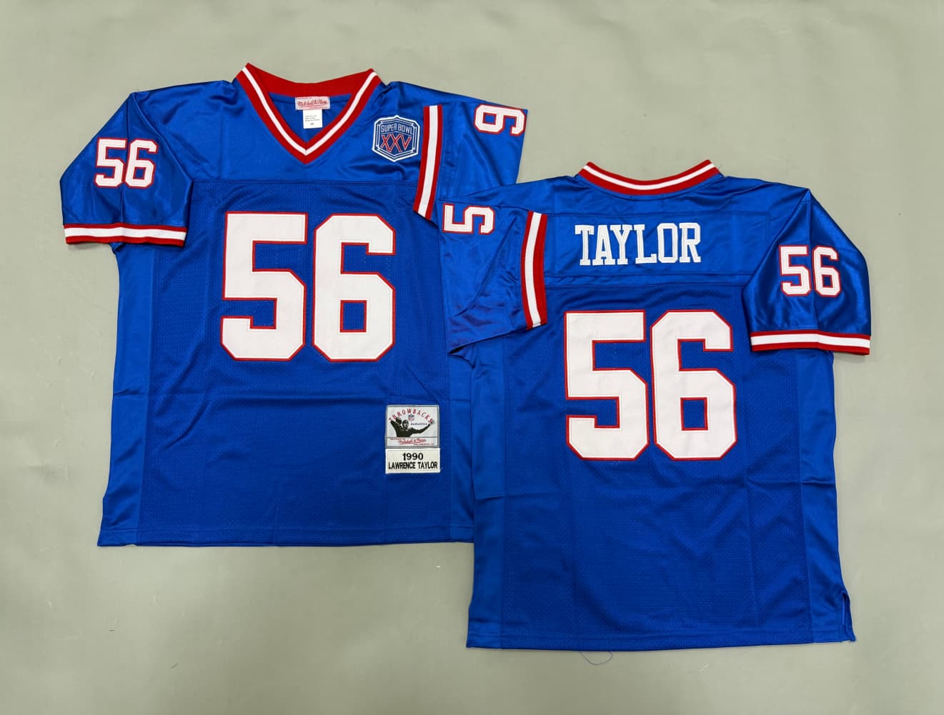NFL Authentic Jersey New York Giants Lawrence Taylor  #56
