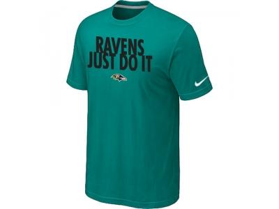 NFL Baltimore Ravens Just Do It Green T-Shirt