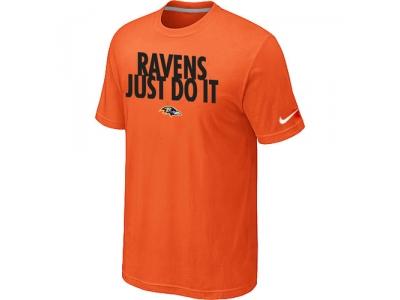 NFL Baltimore Ravens Just Do It Orange T-Shirt