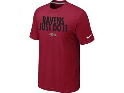 NFL Baltimore Ravens Just Do It Red T-Shirt