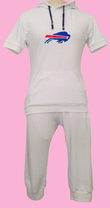 NFL Buffalo Bills women's Hooded sport suit White