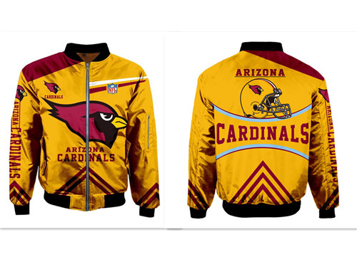 NFL Cardinals  Sublimated Fashion 3D Fullzip Jacket