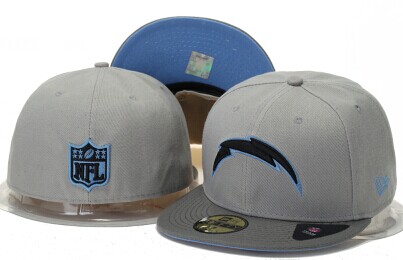 NFL Chargers fitted Grey hat.