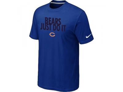 NFL Chicago Bears Just Do It Blue T-Shirt