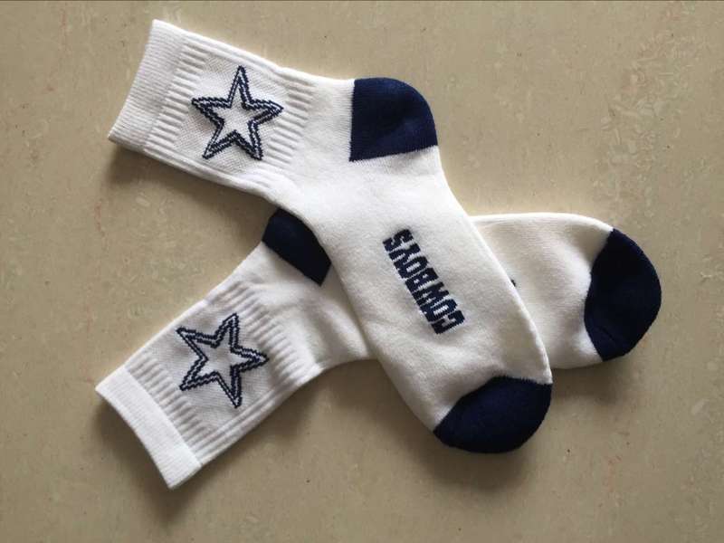 NFL Cowboys white socks